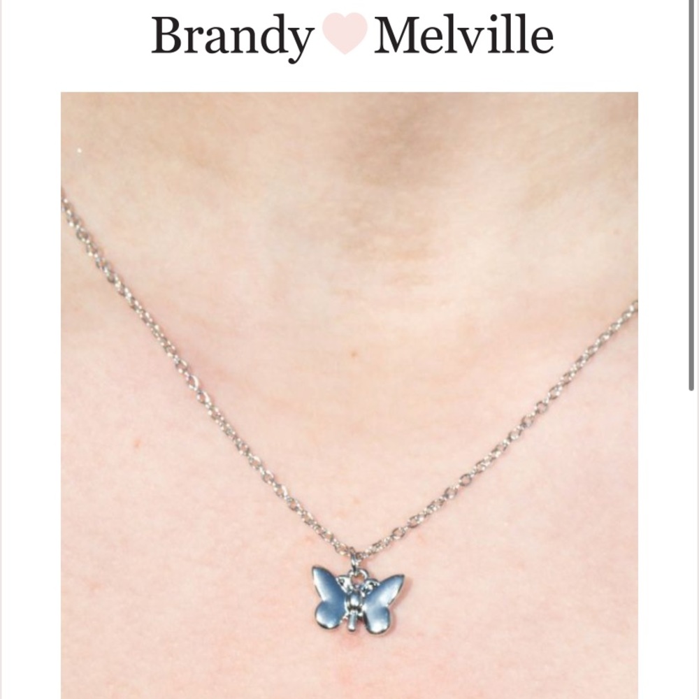Brandy Melville butterfly necklace